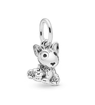 Nur Silver Tasmalı Köpek Gümüş Charm NUR-BL00143