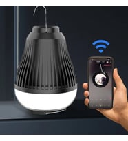 Taşınabilir ve Asılabilir Kamp-Çadır-Piknik İçin Aydınlatma+Speaker Bluetooth Hoparlör