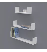 Kenzlife kitaplık müjgan 012*060-045-030*20 byz duvar rafı