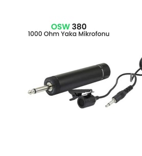 Osawa OSW 380 Kablolu Yaka Mikrofonu -cami yaka mikrofonu