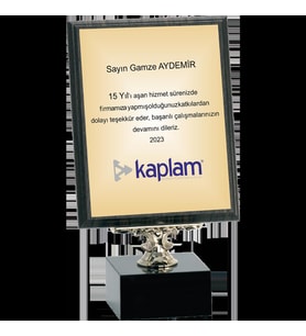 ODAK KUPA - Ahşap Plaketler - PL-006-M A - 18x24 cm