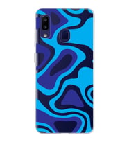 Samsung Galaxy M10s Kapak Renkli Desen Tasarımlı Şeffaf Silikon Kılıf