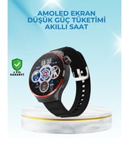Nfc Destekli Akıllı Saat Amoled Ekranlı Şık Tasarım - Lisinya