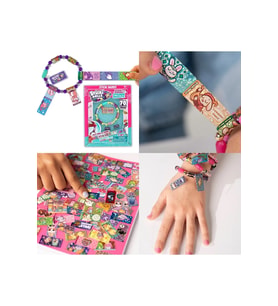 Sticki Rolls Bant Kapsülü 70 Stickerlı Bileklik Çıkartmalı Etiket