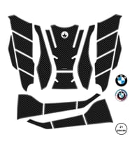 Grippatch - BMW F800 2025 ile Uyumlu Kaydırmaz 6D Karbon 21 Parça Tank Pad Seti GC71