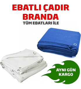 Nakpilsa Ebatlı Lamineli Su - Kar Geçirmez Pvc Branda (Açık Mavi)