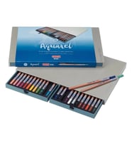 BRUYNZEEL DESING AQUARELL - KURU SULU BOYA KALEM SETİ 24'LÜ LÜX KUTU - B8835H24
