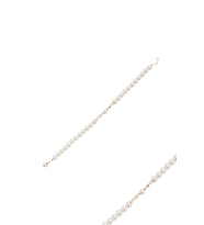 Baget Zirkon Taşlı Doğal İnci Bileklik (Rose)