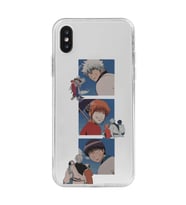 Iphone X ve XS Uyumlu Gintama Tasarımlı Şeffaf Telefon Kılıfı
