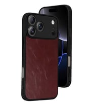 Newface Apple iPhone 17 Pro Aras Deri Kapak - Bordo