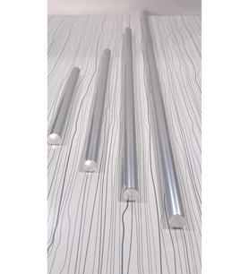 AKPEN ALÜMİNYUM Oklava Seti 4 Lü Alüminyum Tapalı 29-49-74-99 Cm Metal Hamur Açma
