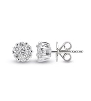 0.44 Ct Coronet Pırlanta Küpe CORK2