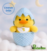 Civcivino Yumurta Kutulu Peluş Oyuncak – Sevimli Civciv Sürprizli (MAVI-BEYAZ)