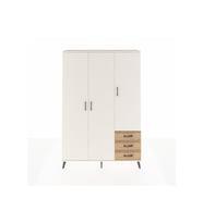 Arges Dolap 6 Raflı 3 Çekmeceli Tek Askılı 132x30x195 Aytaşı-Aytaşı/Çam
