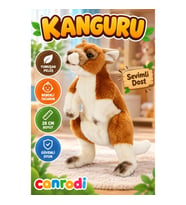 ANM 20866 28 cm Bebekli Ayakta Kanguru Peluş Oyuncak