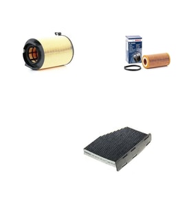 Bosch Filtre Bakım Seti Volkswagen Passat 2.0 FSI 2005-2010 Hava + Yağ F. + Polen Filtre Bosch