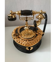 NOSTALJİK GÖRÜNÜMLÜ DEKORATİF PLASTİK TELEFON