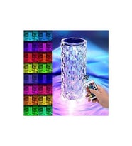 Kristal Elmas Masa Lambası 16 Renk USB Şarjlı Dokunmatik GO-53-vice 00829