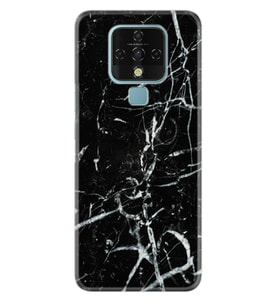 Tecno Camon 16 18P Pova Pova 3 Pova Neo Kılıf Desemli Silikon Black Marble 3 1382