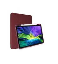 Apple iPad Air 4 10.9 Kılıf Kalemlikli Mars Tablet Kılıfı - Mürdüm