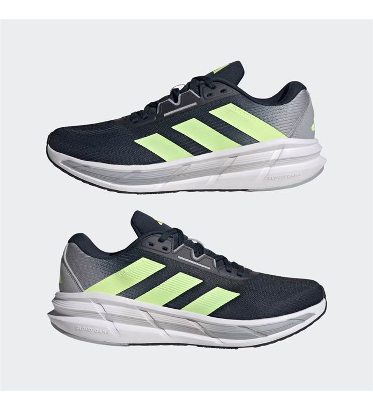 Adidas Questar 3 M Siyah-Yeşil Erkek Koşu & Antrenman Ayakkabısı