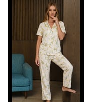 Night Bol Kesim V Yaka Örme Pijama Takımı