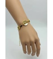 Çelik Gold Ağaç Detay Bileklik - 25-blk318