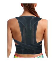 Ortopedik Dik Duruş Korsesi Kamburluk Önleyici Unisex Balenli Manyetik Korse