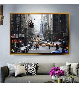 Altın Çerçeveli dekoratif tablo l728 (Gold)