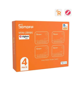 ZigBee Mini-ZBRBS Akıllı Panjur Kontrol Rölesi 4 Adet