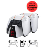 Hepu TP5-0518B Joystick Şarj Standı Dualsense Göstergeli Şarj İstasyonu