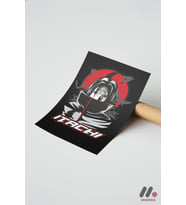 Naruto Itachi Anime Poster, Çerçevesiz Yüksek Kalite Duvar Afişi - Anime Severlere