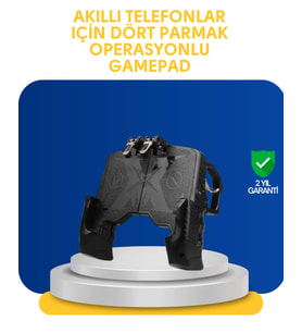 Gerçekçi Oyun Deneyimi Sunan Dört Parmak Mobil Gamepad