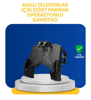 Gerçekçi Oyun Deneyimi Sunan Dört Parmak Mobil Gamepad