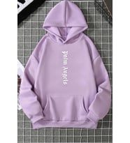 Unisex Palm Angles Baskılı Sweatshirt (Lila)