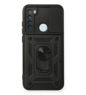 Redmi Note 8 Kılıf Pars Lens Yüzüklü Silikon - Siyah