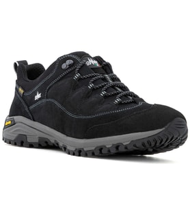 Lomer Italy Sella II MTX Waterproof Vibram Süet Deri Erkek Ayakkabı OffBlack Siyah