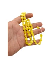 Limon Sarısı Beyzi Toz Kehribar Tesbih