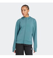 adidas JX7317 D4T FZ HOODIE Kadın Sweatshirt (Yeşil)