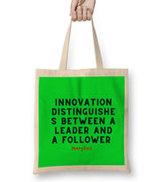 Henry Ford Quotes - Entrepreneurs Motivation İnspiration Success Work Gifts Bez Çanta Uzun Saplı