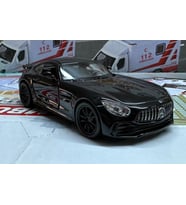 Oyuncak Metal Model Araba 1/36 Çek Bırak Mercedes Amg Gtr Siyah