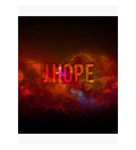 JHOPE SPACE Tablo Ahşap Poster Dekoratif kod4533
