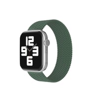 Uray store Apple Watch 38mm Ayarlı Solo Silikon Kordon - Haki Yeşil