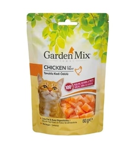 Garden Mix Tavuklu Düşük Yağlı Şekersiz Kedi Ödül Maması 60 gr