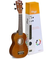STAGG US-NAT (SOPRANO UKULELE NATUREL+BAG)