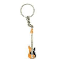 Diyez Müzik Turuncu Bas Gitar Tasarımlı Anahtarlık