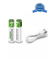 Type-c Şarjlı 800mwh 1.5v Şarj Edilebilir 2 li Aaa İnce Pil - Lityum Iyon Batarya