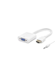 pilelistore Hdmı To Vga F Çevirici 1080P + Audıo Beyaz HDX2019