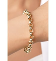 14 Ayar Altın Doch Bileklik 7.40 mm (Rose)