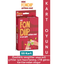 Eğlenceli Yılbaşı Parti Sevgili Grup Arkadaş Ortamı İçki Kart Oyun Fondip Mini-Çiftlere Özel 55 Kart